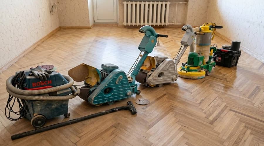Шлифовальная машина барабанного типа — циклёвка паркета Брест
